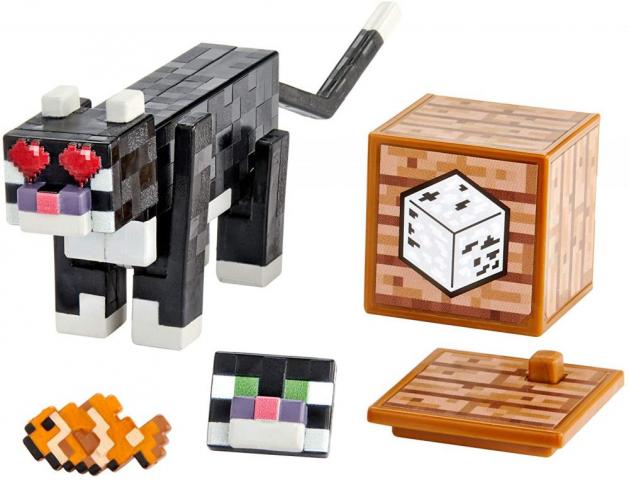 Minecraft Earth 8.5Cm Comic Mode Tuxedo Cat Original
