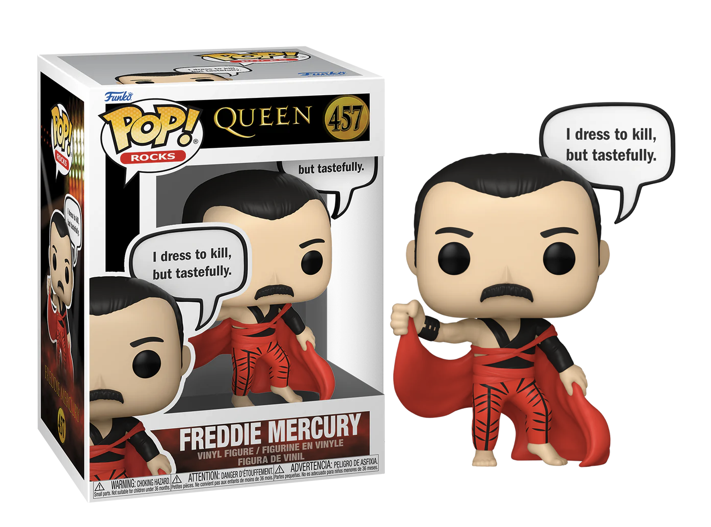 Funko Pop Freddie Mercury Queen Sayings