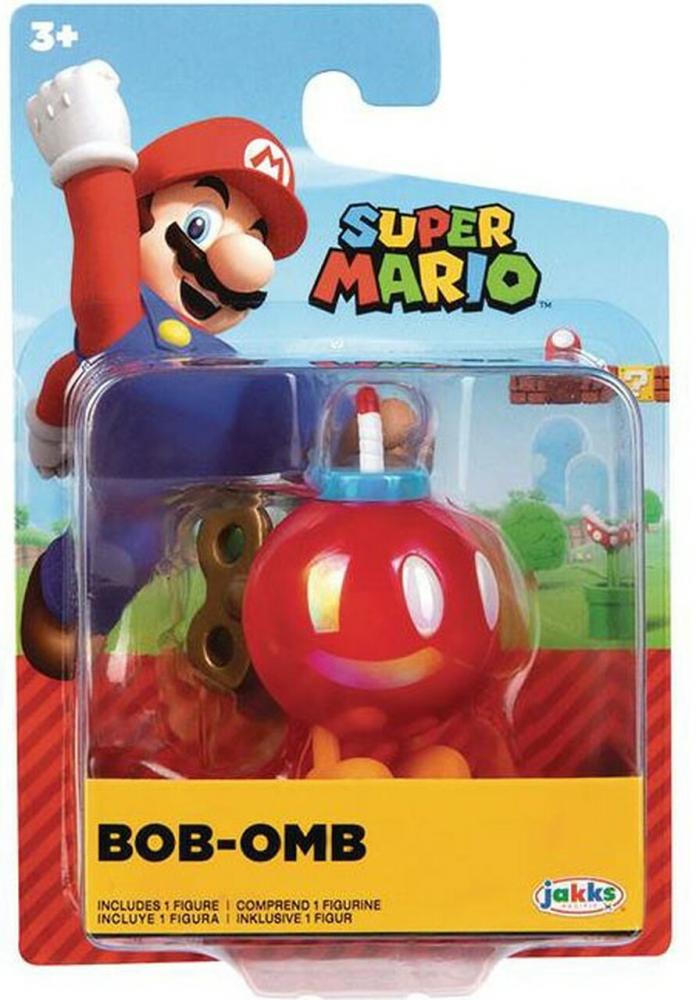 World of Nintendo Super Mario World Red Bob-Omb 6.5Cm