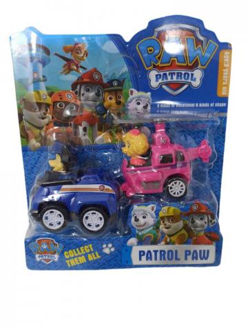 Set Paw Patrol x2 Chase Skye