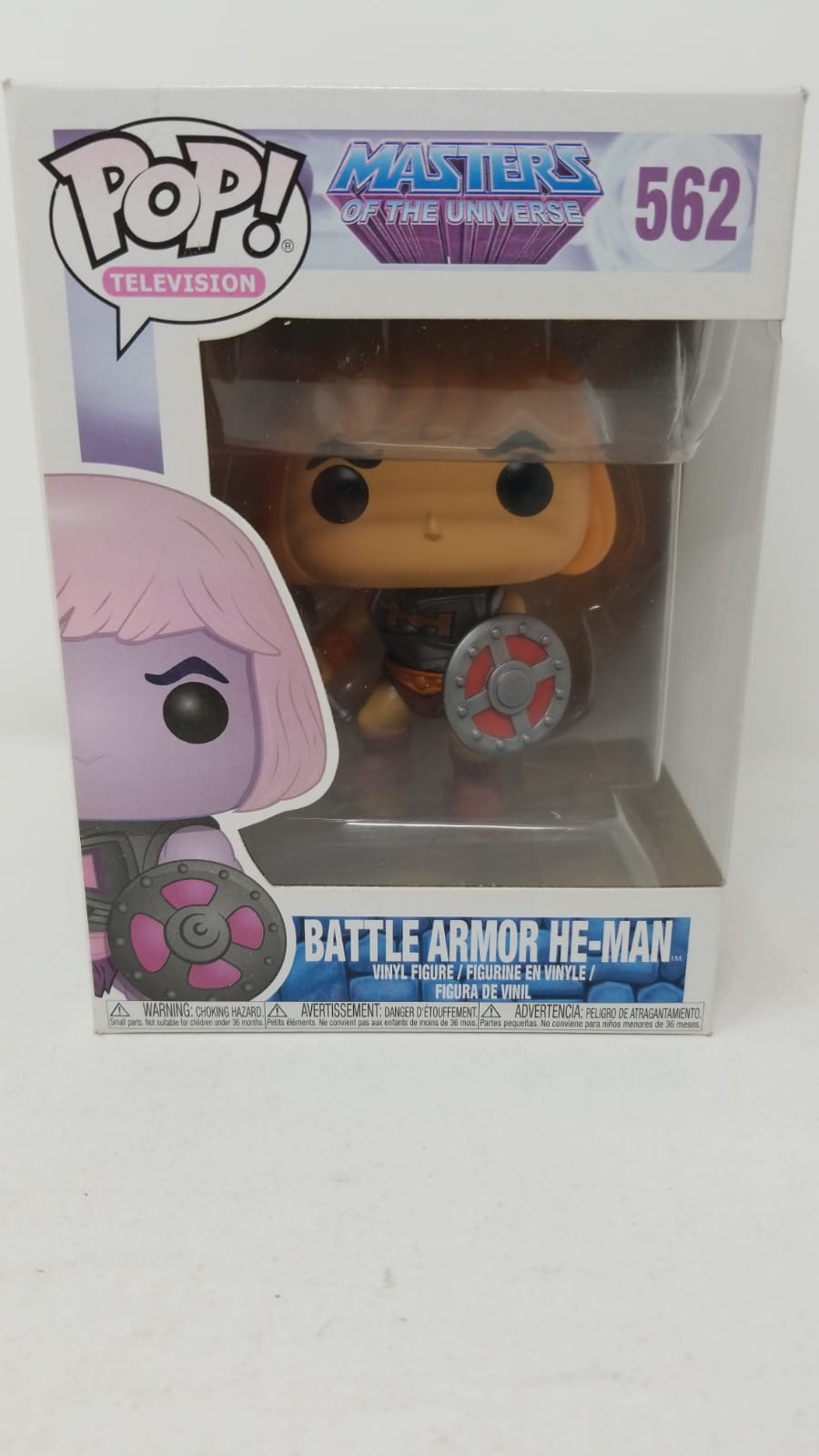 Funko Masters Of The Universe Battle Armor He-man  Caja descolorida