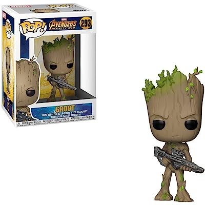 Funko Pop Marvel Avengers Infinity War Teen Groot With Gun