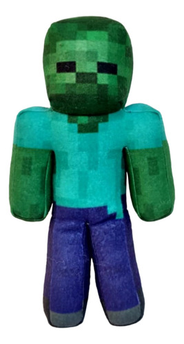 Peluche Minecraft (Pantalon Violeta)