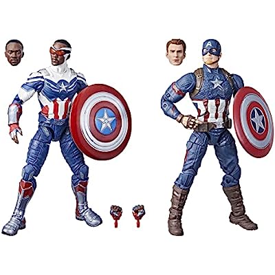 Marvel Legends Captain America 2-Pack Steve Rogers and Sam Wilson
