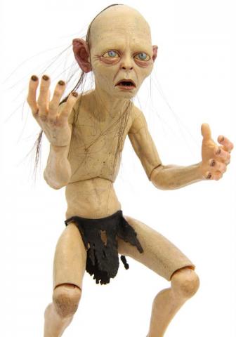 NECA Lord of The Rings "Smeagol" Action Figure, 1/4 Scale