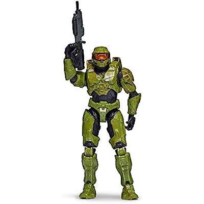 Halo Infinite Master Chief 4 Inch Action Figure with Assault Rifle A8