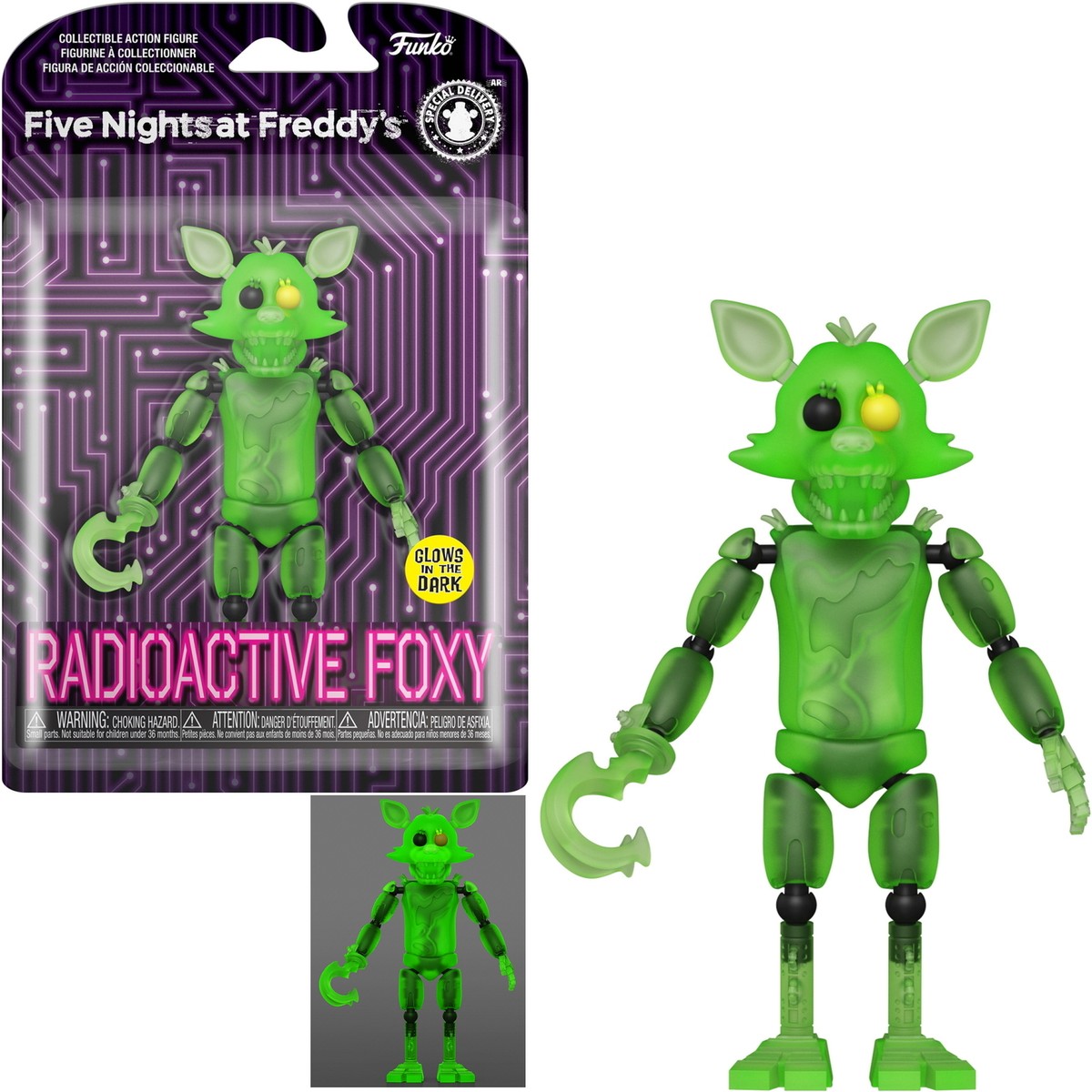 Funko Five Nights at Freddy Radioactive Foxy (Glow in The Dark)