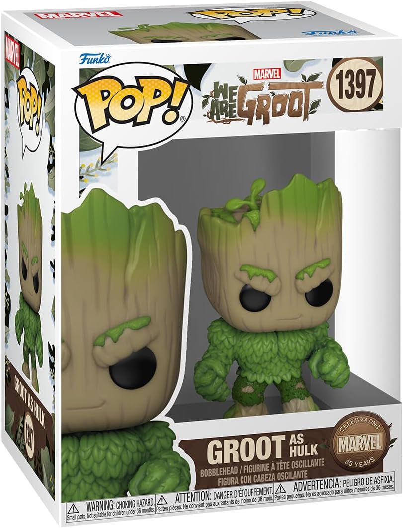 Funko Pop Marvel 85th We are Groot Groot as Hulk