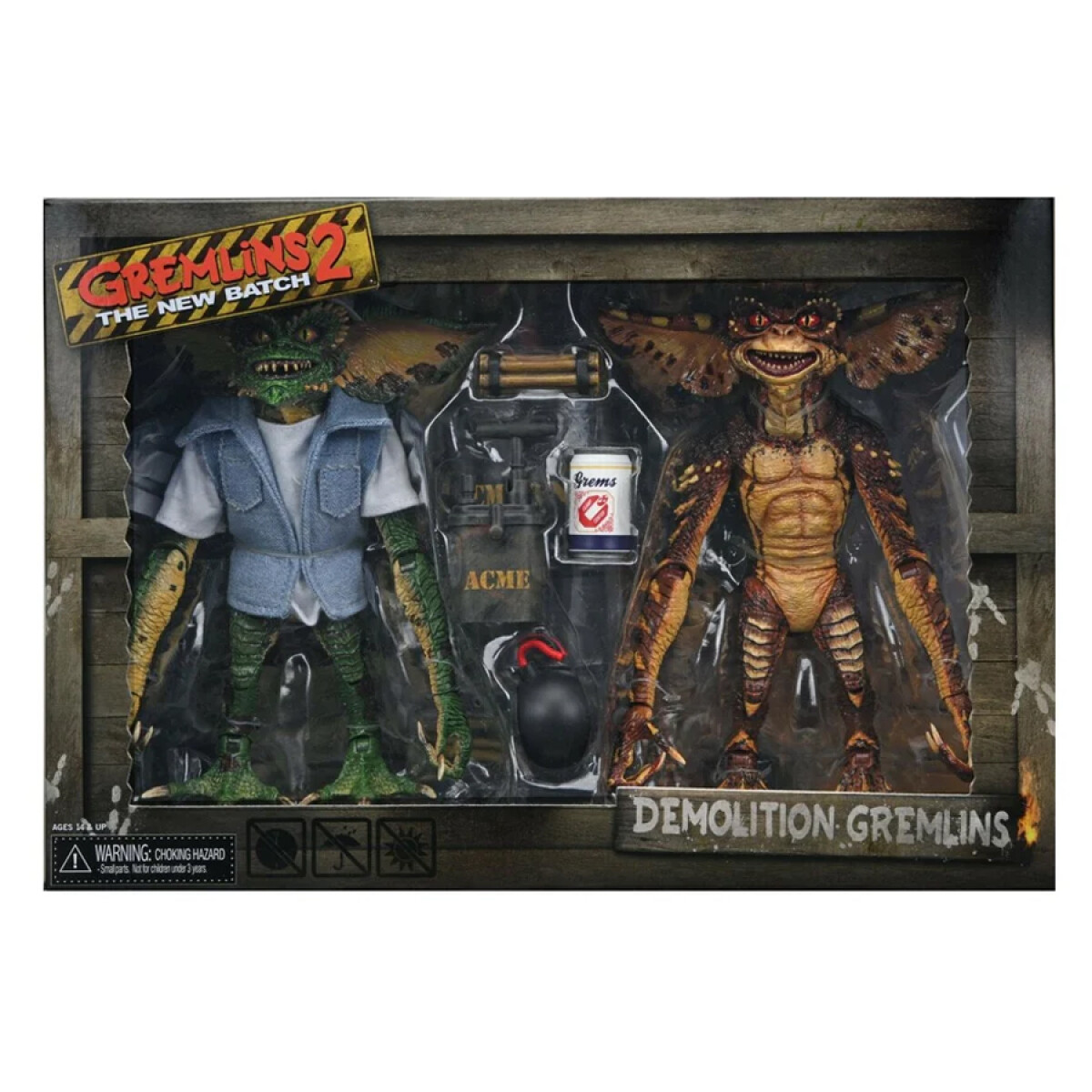 NECA Gremlins 2 Demolition Gremlin Pack Doble       