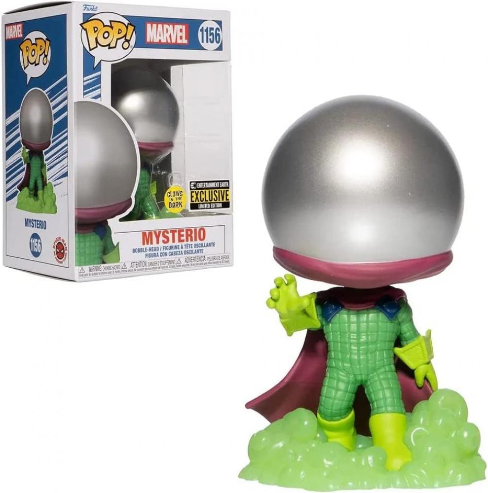 Funko Pop Spider Man Mysterio Metallic & GITD Exclusive
