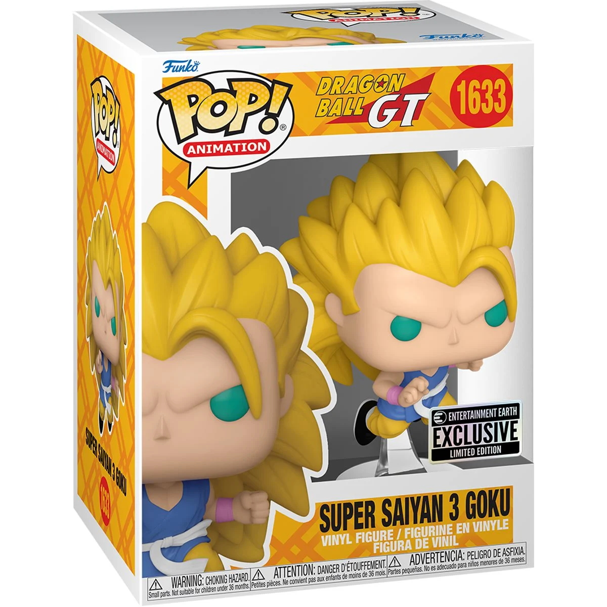 Funko Pop Dragon Ball GT Super Saiyan 3 Goku #1633 Exclusive