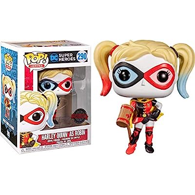 Funko DC POP Harley Quinn AS Robin 2019 L.ACc Exclusive