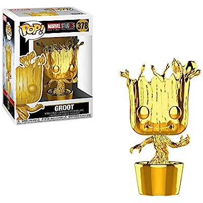 Funko Pop Groot Gold Chrome
