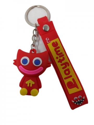 Llavero Goma Con correa POPPY ROJO