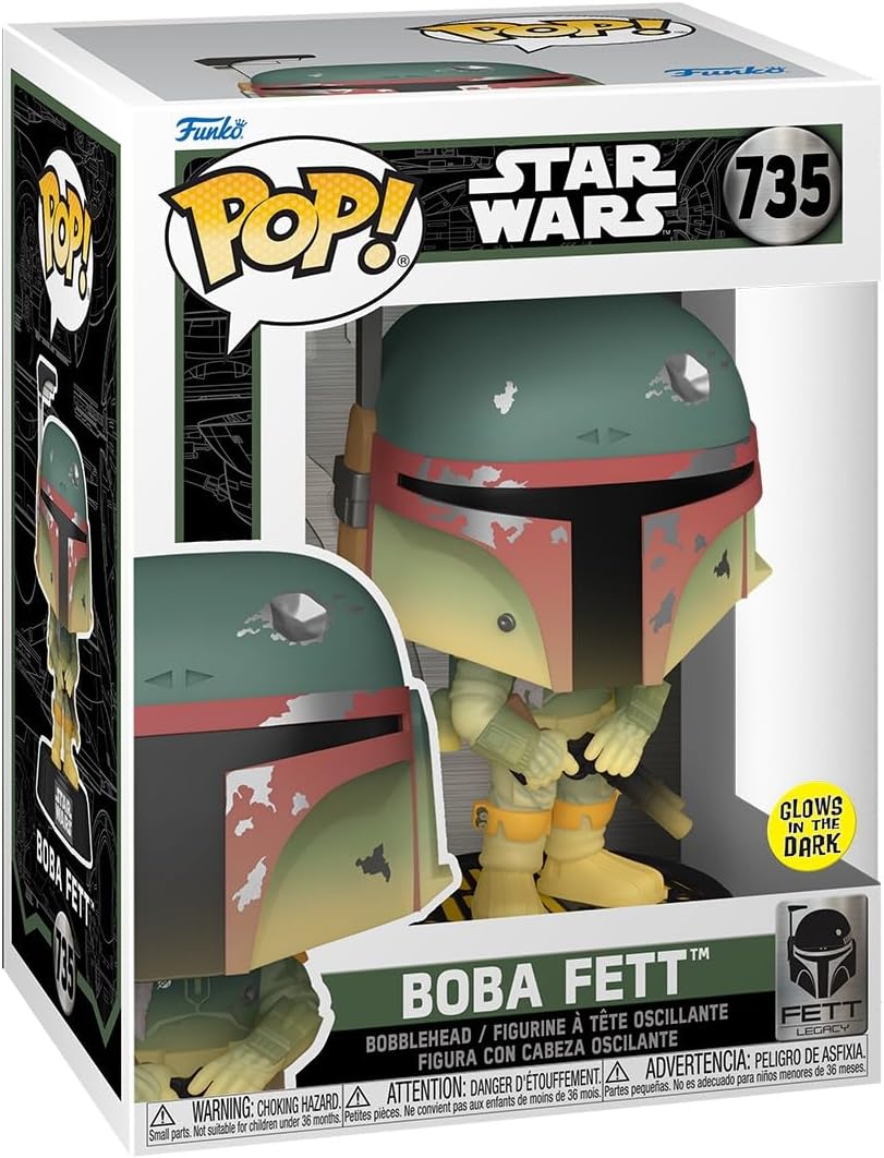 Funko Pop Star Wars: Boba Fett Glow in The Dark