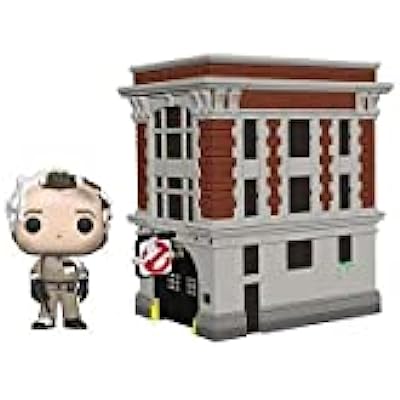 Funko Pop Town Ghostbusters Peter Venkman with Firehouse 