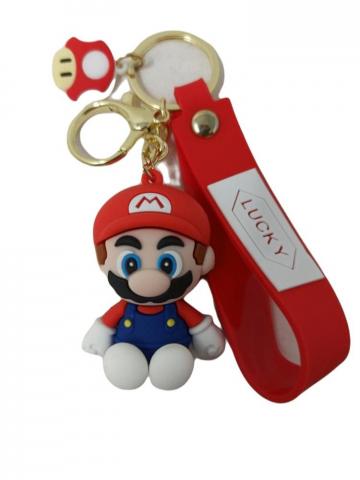 Llavero Goma Con correa MARIO