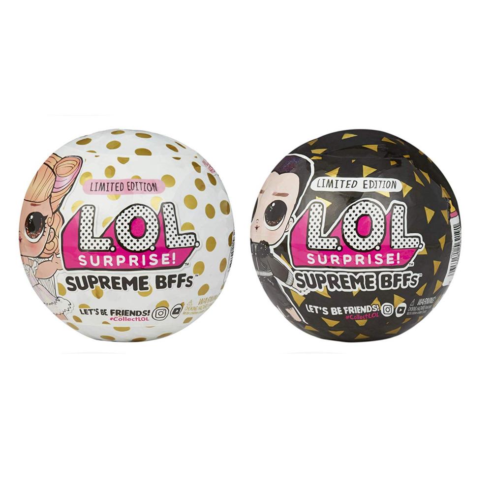 L.O.L Surprise Supreme BFF Limited Edition Leather & Lace 2 Pack Boy & Girl