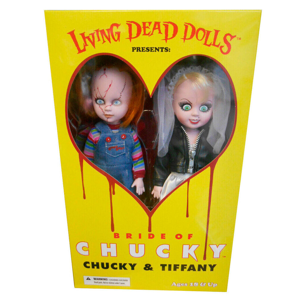 Mezco Living Dead Dolls Bride of Chucky Chucky Tiffany 10-Inch