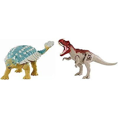 Jurassic World Roar Attack Ankylosaurus Bumpy Camp Cretaceous 
