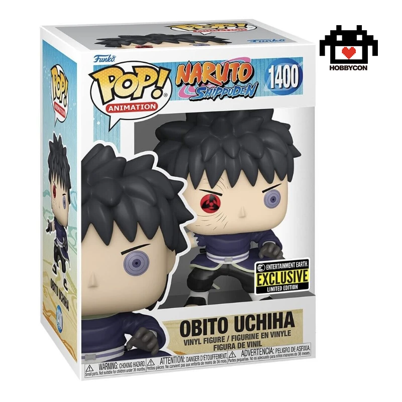 Funko Pop Naruto Shippuden Obito Uchiha Unmasked Exclusive