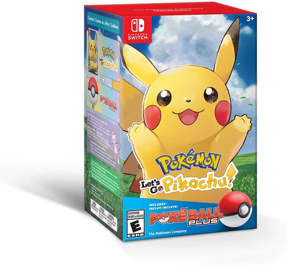 Pokémon Let’s Go Pikachu! + Poké Ball Plus Pack
