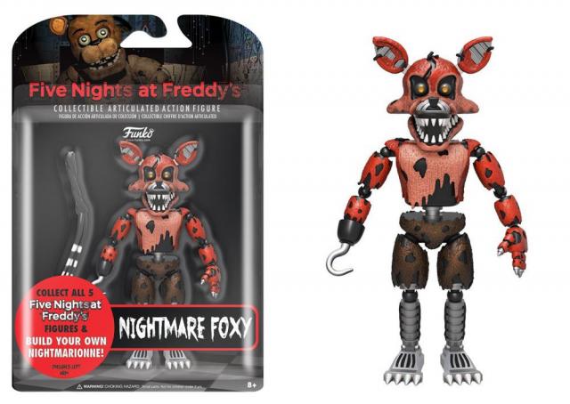Funko 5 Articulated Five Nights at Freddy's - Nightmare Foxy Action Figure