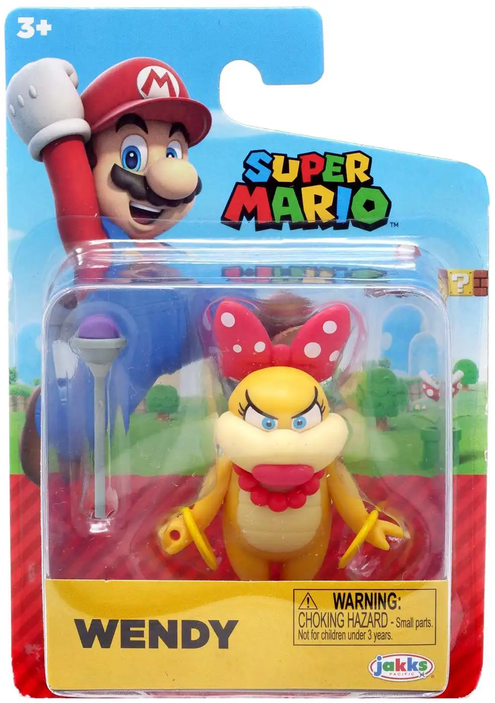 World of Nintendo Super Mario Wendy Koopa 6.5Cm