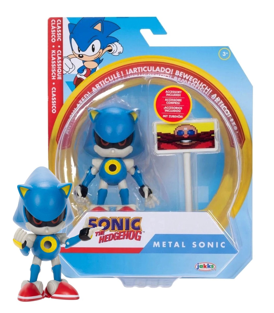 Sonic Metal Sonic Action Figure With Invincible Item Box 10Cm