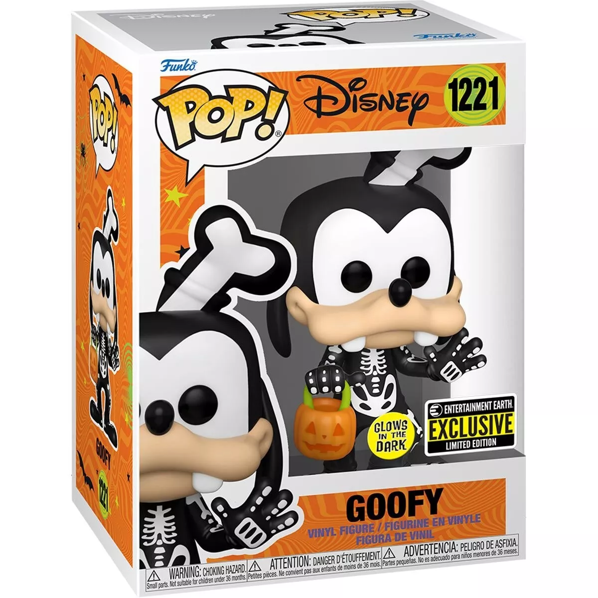 Funko Pop Skeleton Goofy Glow-in-The-Dark EE Exclusive