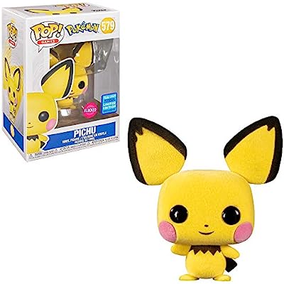 Funko Pop Pokemon Flocked Pichu EXCLUSIVE