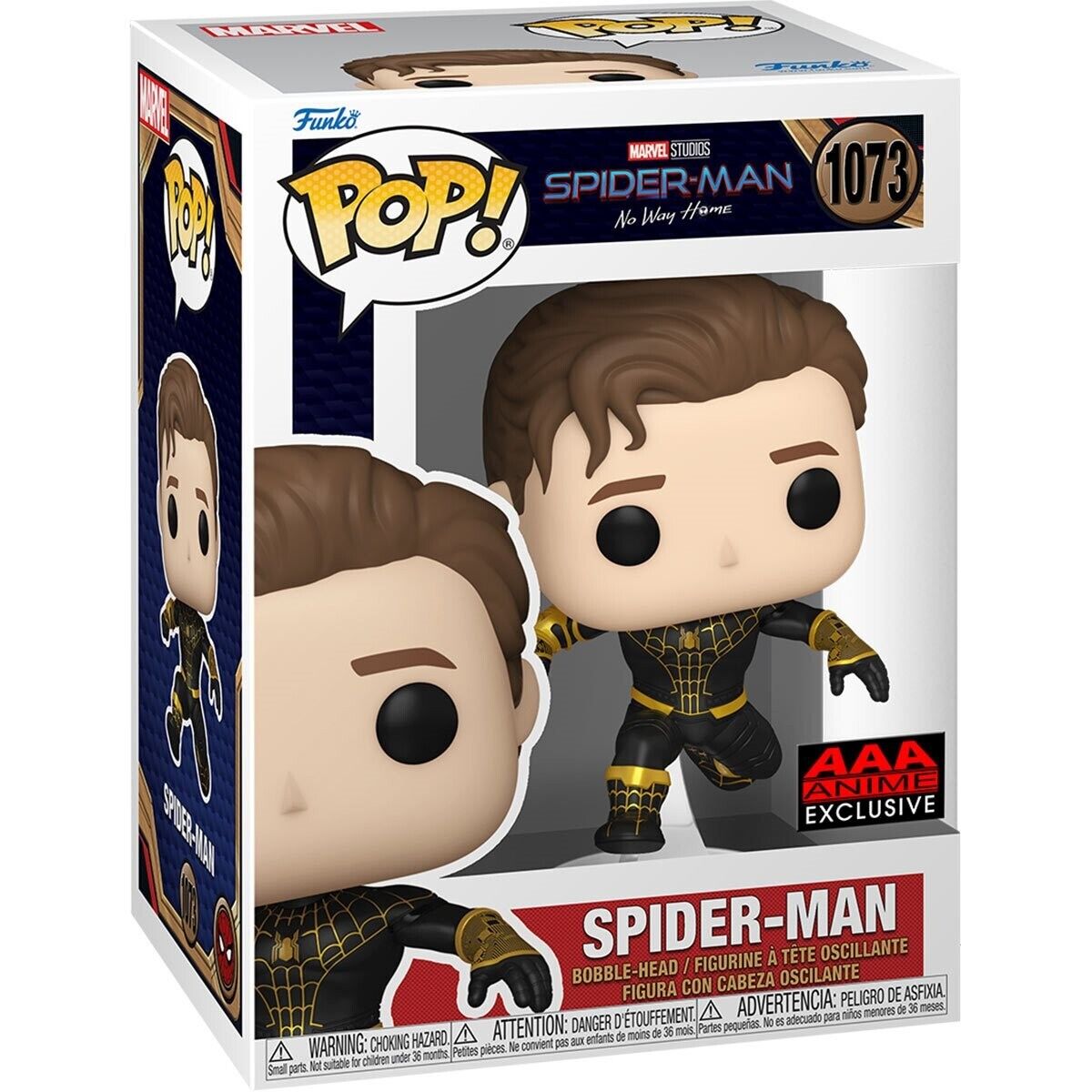 Funko Pop Spiderman No Way Home Unmasked AAA Exclusive