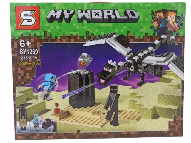 MY WOLRD MINECRAFT SIMIL LEGO 235PCS