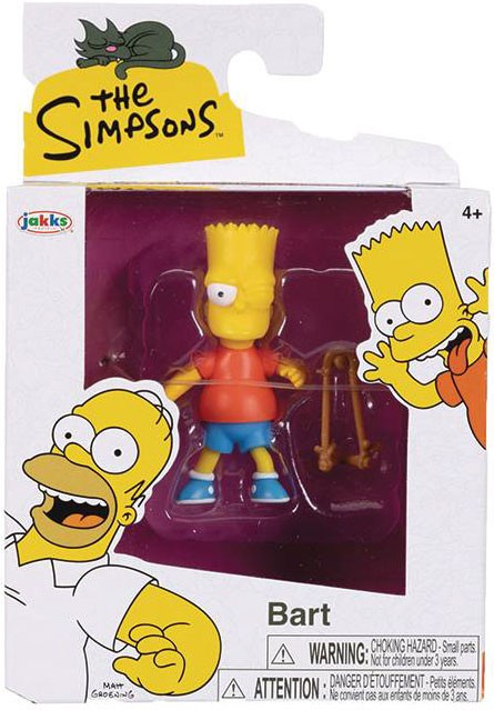 The Simpsons Bart Winking Mini Figure Con Gomera 6CM