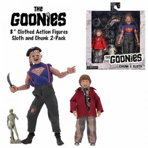 NECA Goonies Sloth Chunk 8 Clothed Action Figure 2-Pack