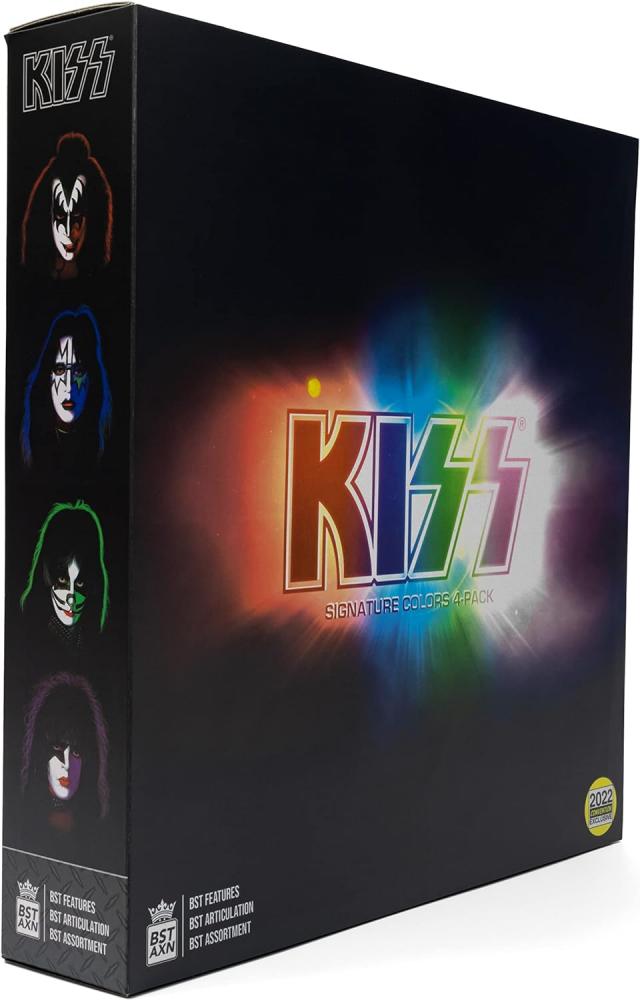 The Loyal Subjects KISS BST AXN 4-Pack with Accessories