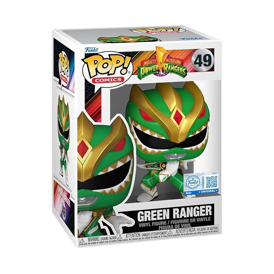 Funko Pop Power Rangers Mighty Morphin Green Ranger Exclusive