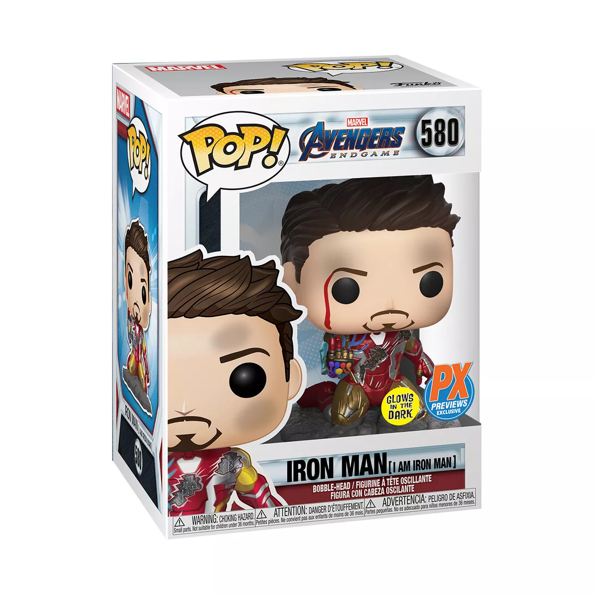 Funko Pop I Am Iron Man Glow-in-The-Dark Deluxe