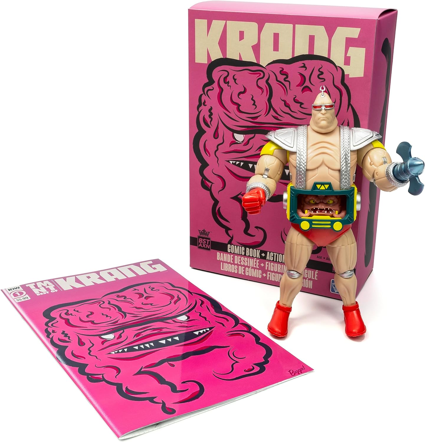 Loyal Subjects BST AXN TMNT Krang  8-inch XL Comic Book
