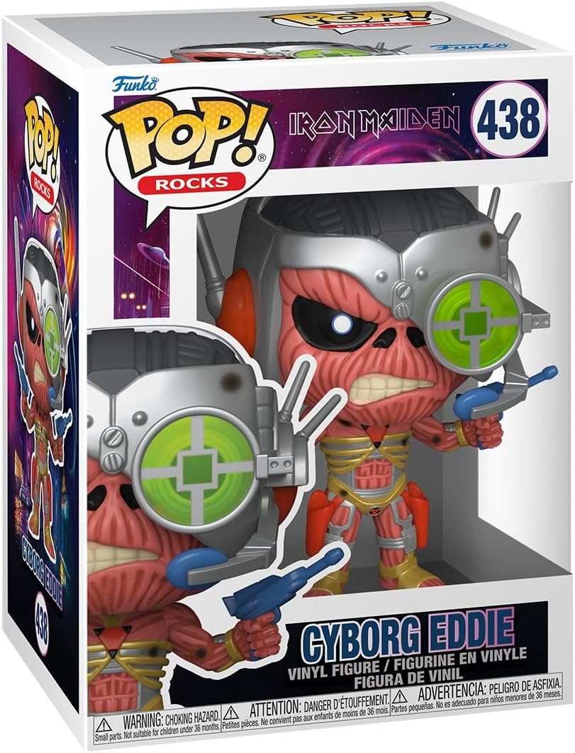 Funko Pop Rocks Iron Maiden Cyborg Eddie