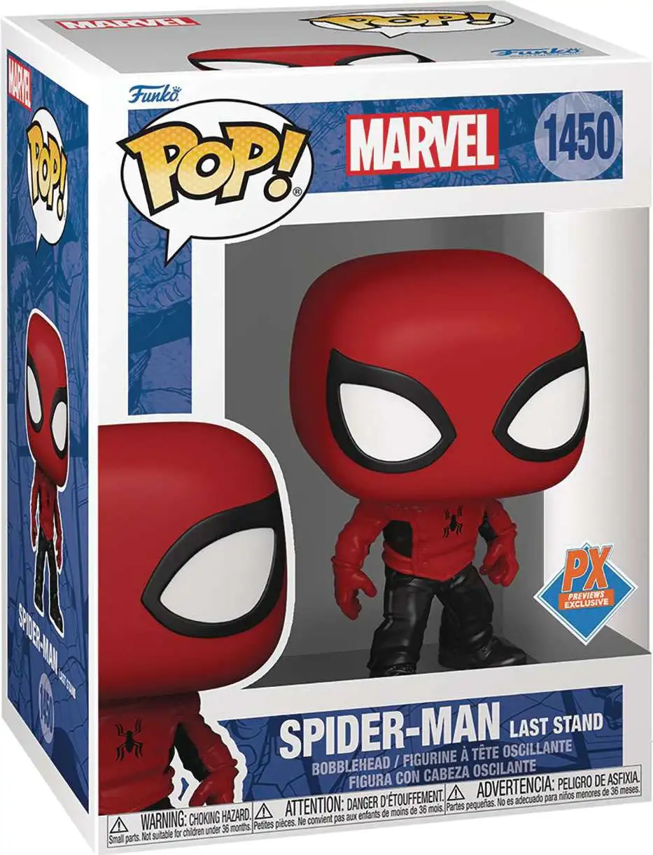 Funko Pop Marvel Spider-Man (Last Stand) Previews Exclusive