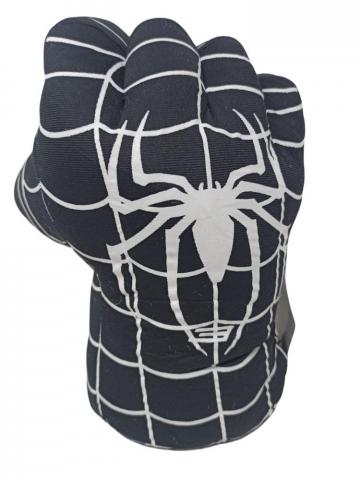 Puño Guante de Tela Spiderman negro