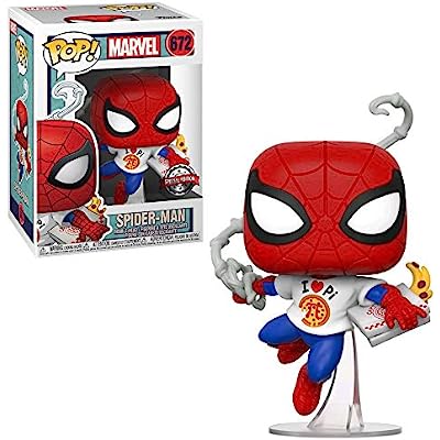 Funko POP! Marvel Spider-Man with Pizza Exclusive