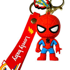 Llavero Goma Spiderman Correa Lovely Baby