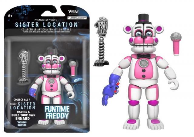  Funko Five Nights Fun Time Freddy Articulated Action Figure, 5 