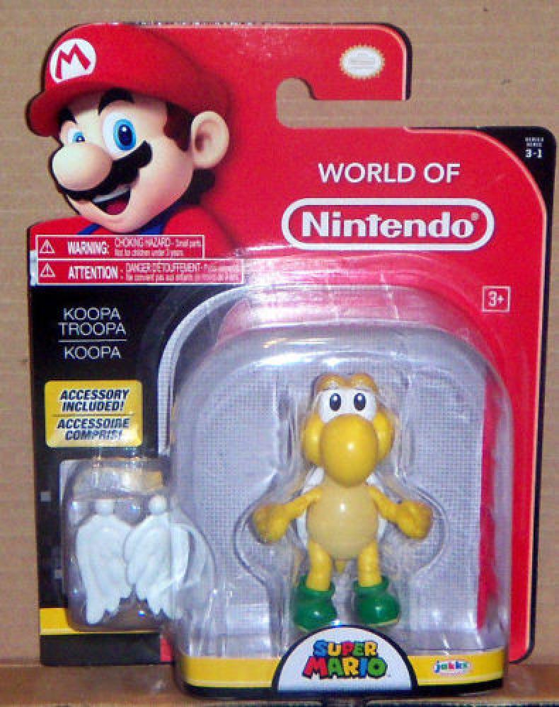 World Nintendo 4 Inch Green Shell Koopa Troopa Wings