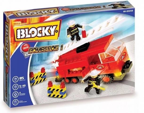Blocky Bomberos 1 (85 Piezas) 5 A 10 Años