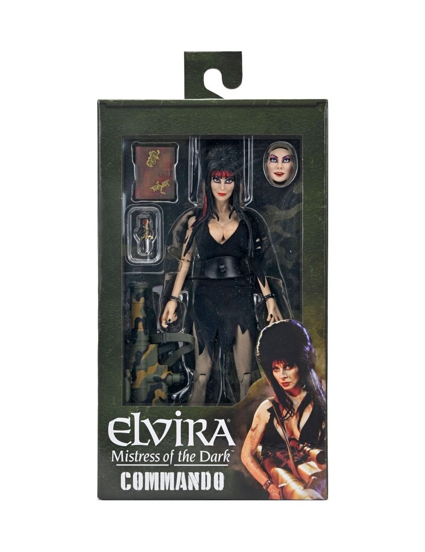 Neca Elvira Commando Elvira Clothed 8 Inch