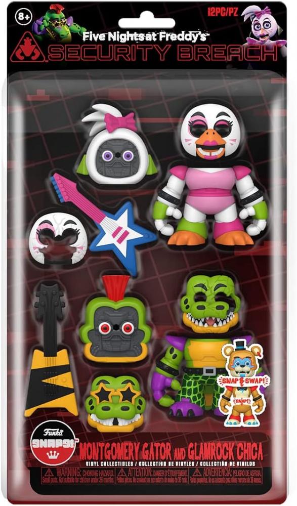 Funko Snaps Five Nights Montgomery Gator and Glamrock Chica
