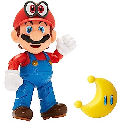 Super Mario Wearing Cappy 10Cm